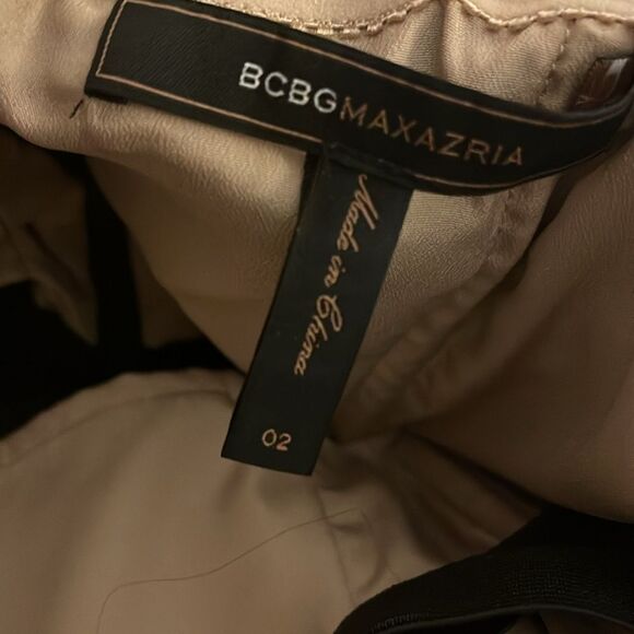 Bcbgmaxazaria Daphine dress black size 2 midi removable bra strap front pockets - Picture 6 of 16